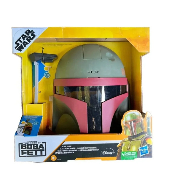 NEW Disney Star Wars Boba Fett Electronic Sound Effects Mask Helmet - Costume - Picture 1 of 3